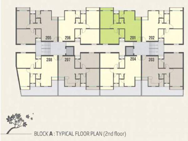 Tower A Cluster Plan for 2nd Floor rang-skycity Tower A Cluster Plan for 2nd Floor