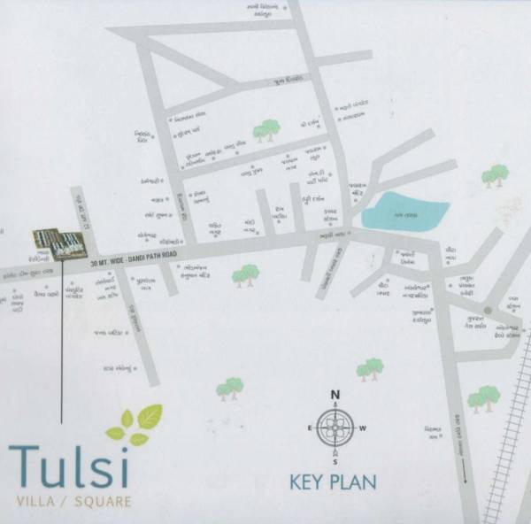  tulsi-villa-square Location Plan