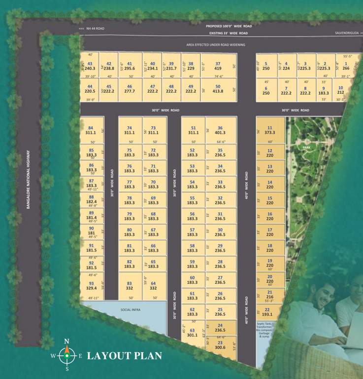  legend residency Layout Plan