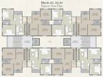Block A2, A3, A4 Cluster Plan from 1st to 8th Floor rang-city-flats Block A2, A3, A4 Cluster Plan from 1st to 8th Floor