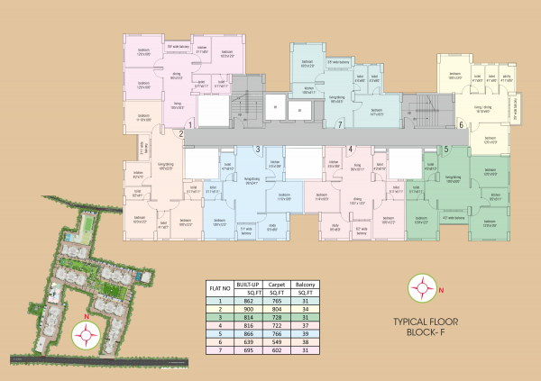  urban-vista Cluster Plan
