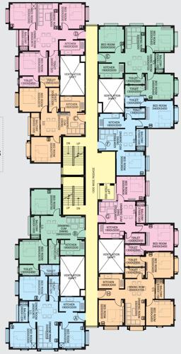  upohar Cluster Plan from 1,2,11,12,13,14,15,16  Floor