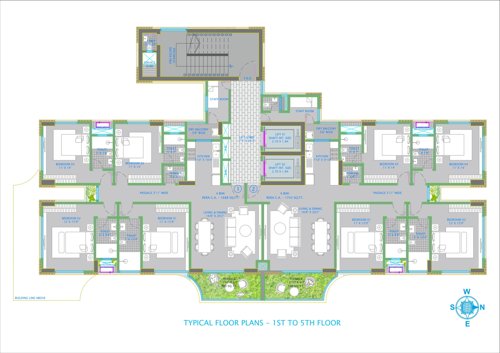  montbay Safal Montbay Wing A Cluster Plan