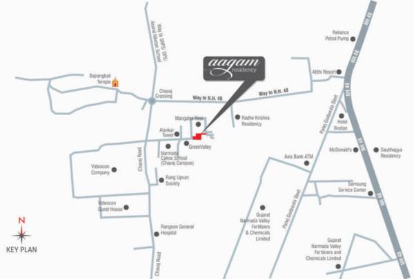 Location Plan aagam-residency Location Plan