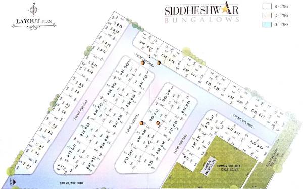  siddheshwar-bunglows Layout Plan