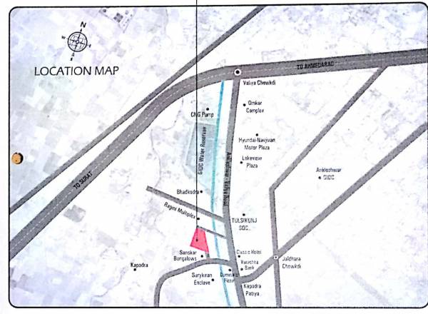  siddheshwar-bunglows Location Plan