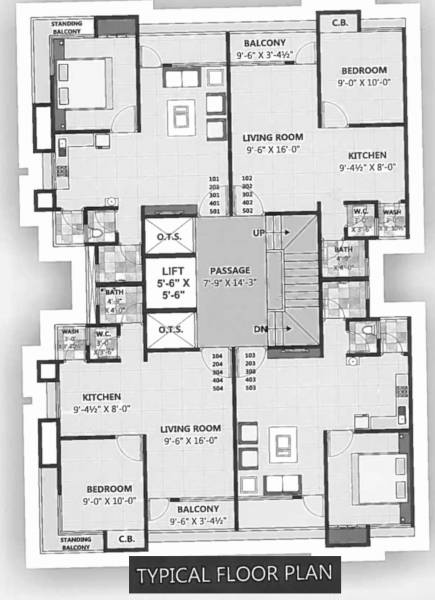  7x-flora-residency Layout Plan
