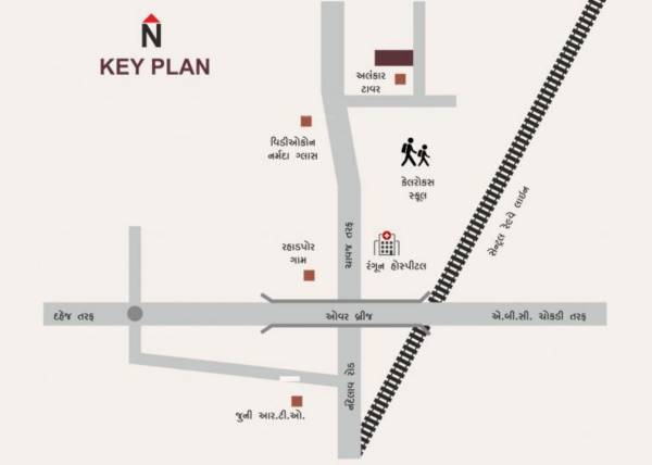 Location Plan udbhav-residency Location Plan