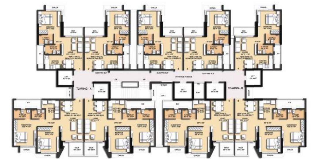  opulence stardom Sale Tower 2 Cluster Plan