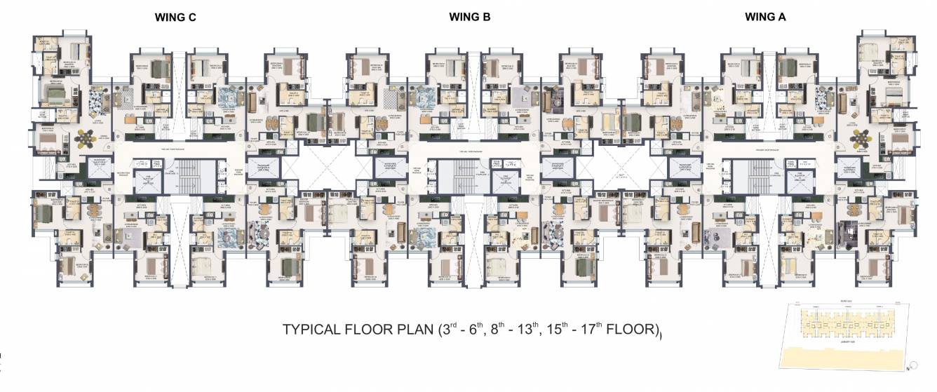  amaryllis towers Amaryllis Towers Cluster Plan