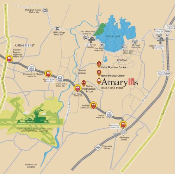  amaryllis-towers Location Plan