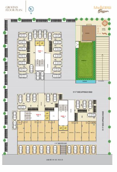  madhuram-blossom Block A+B Cluster Plan