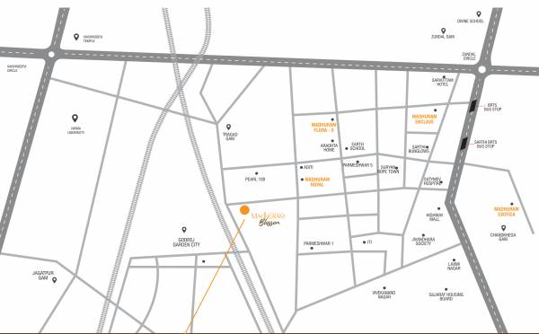  madhuram-blossom Location Plan