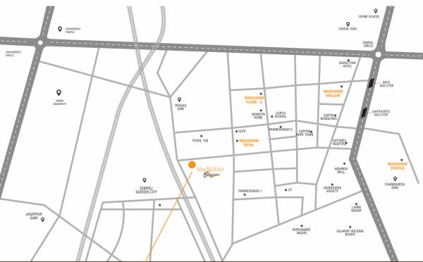  madhuram-blossom Location Plan
