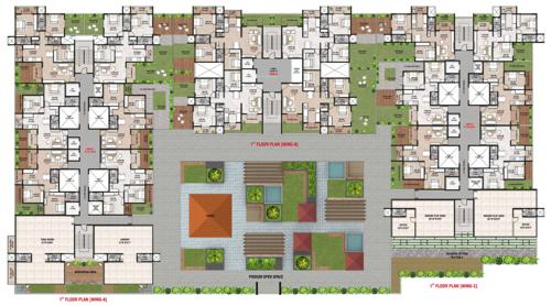  towers Omkar Towers Cluster Plan