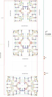  alaya-heights Block AB,C Cluster Plan For 1st Floor