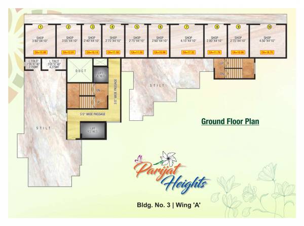 parijat-heights Cluster Plan