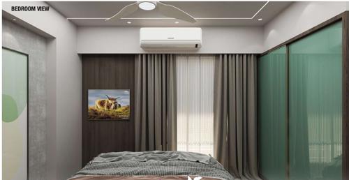  parijat-heights Bedroom