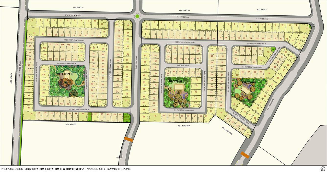  city pune rhythm i ii iii Layout Plan