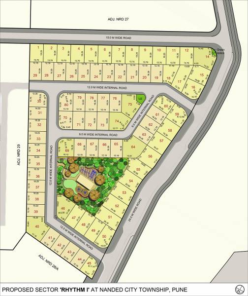  city-pune-rhythm-i-ii-iii Layout Plan
