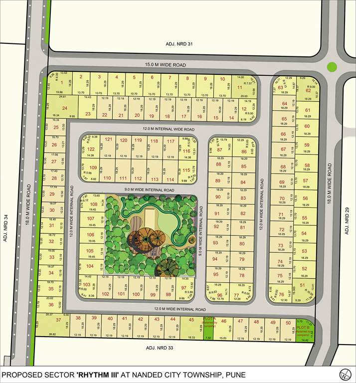  city pune rhythm i ii iii Layout Plan