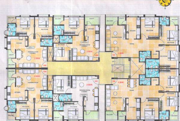 Vrajdham Cluster Plan from 1st to 4th Floor vrajdham Vrajdham Cluster Plan from 1st to 4th Floor