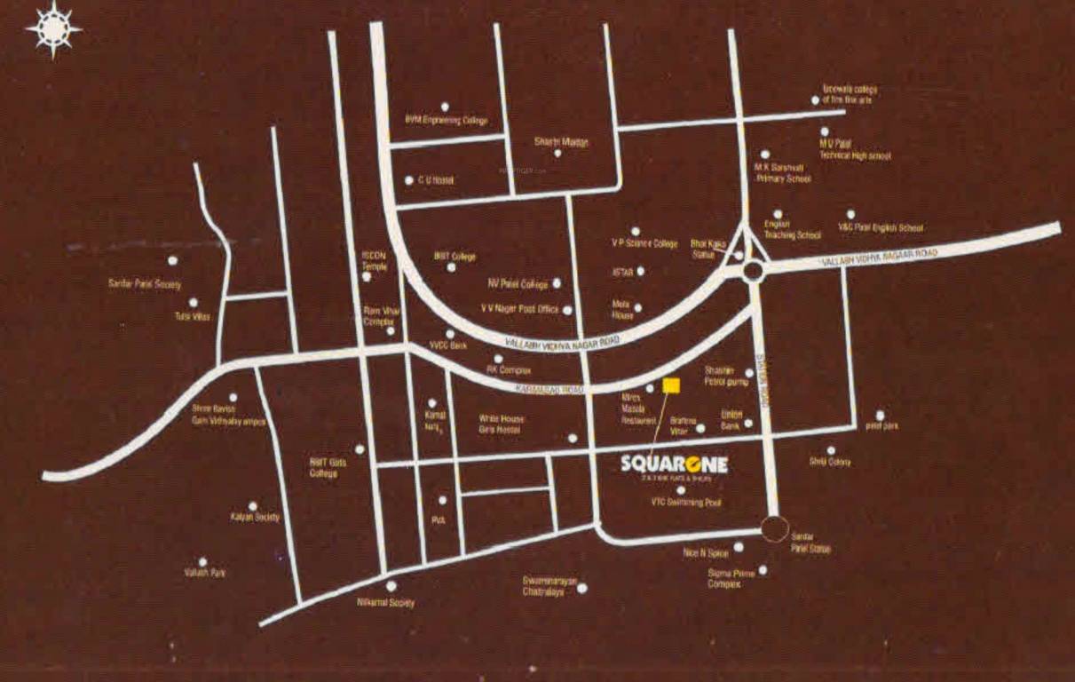  square one Location Plan