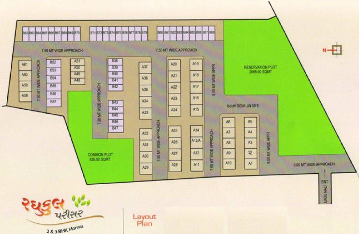  raghukul parisar Layout Plan