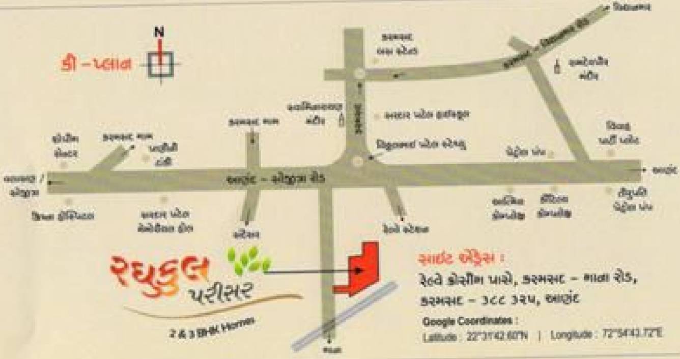  raghukul parisar Location Plan
