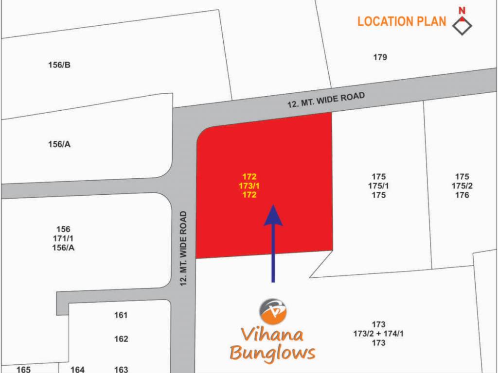vihana bunglow Location Plan