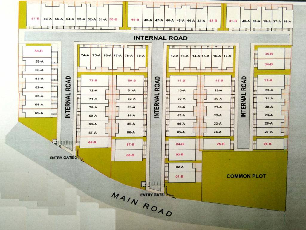 zeenat residency Layout Plan