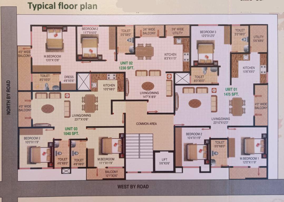  sri sai wings 3 Sri Sai Wings 3 Cluster Plan For Typical