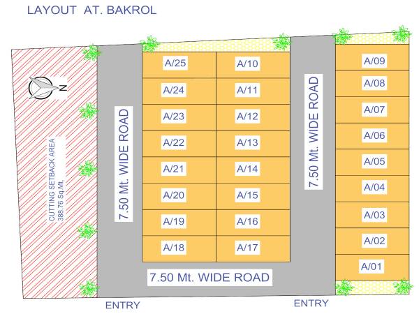  krishna-park Layout Plan