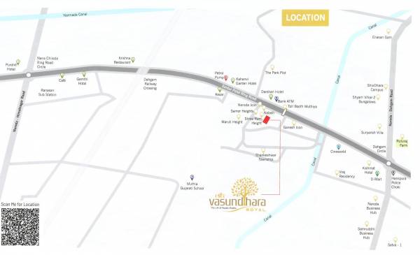  shree-vasundhara-royal Location Plan
