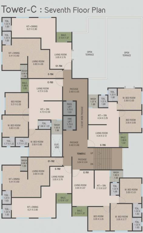 prakruti aarya Layout Plan