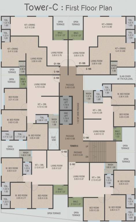 prakruti aarya Layout Plan