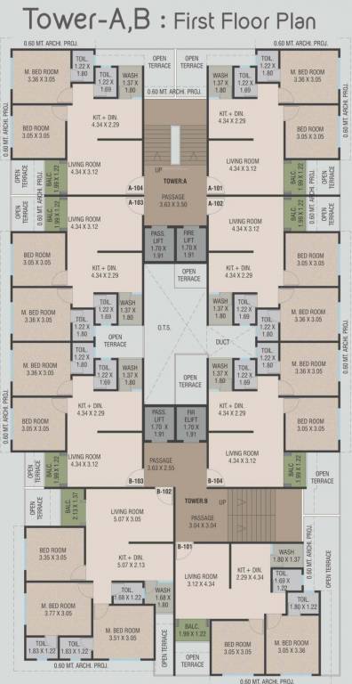 prakruti aarya Layout Plan