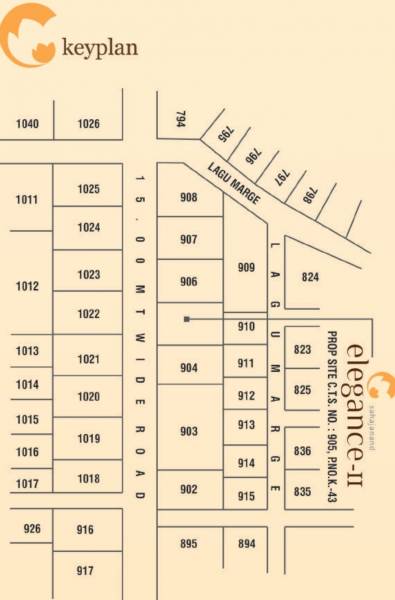  sahajanand-elegance-2 Location Plan