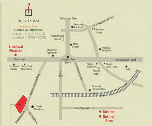  shashwat-bliss Location Plan