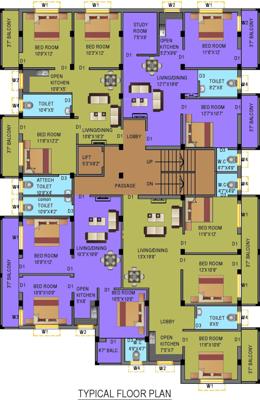 Meha Premiera Cluster Plan from ground to 4th Floor meha-premiera Meha Premiera Cluster Plan from ground to 4th Floor