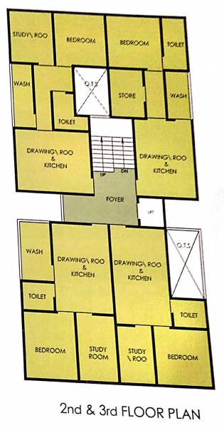 Pramukh Pujan Complex Cluster Plan from 2nd to 3rd Floor pramukh-pujan-complex Pramukh Pujan Complex Cluster Plan from 2nd to 3rd Floor
