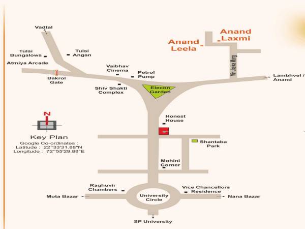  anandita-luxurious-apartment Location Plan