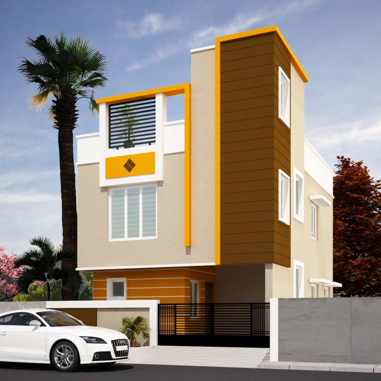 Elevation  vidhyas individual villa Elevation