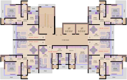  emmanuel Emmanuel Cluster Plan from 9th to 13th And 15th to 16th Floor