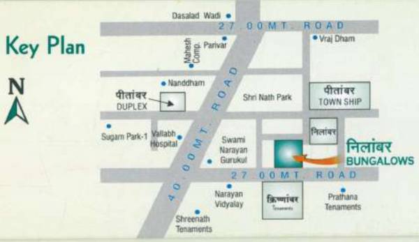  nilamber-bungalows Location Plan
