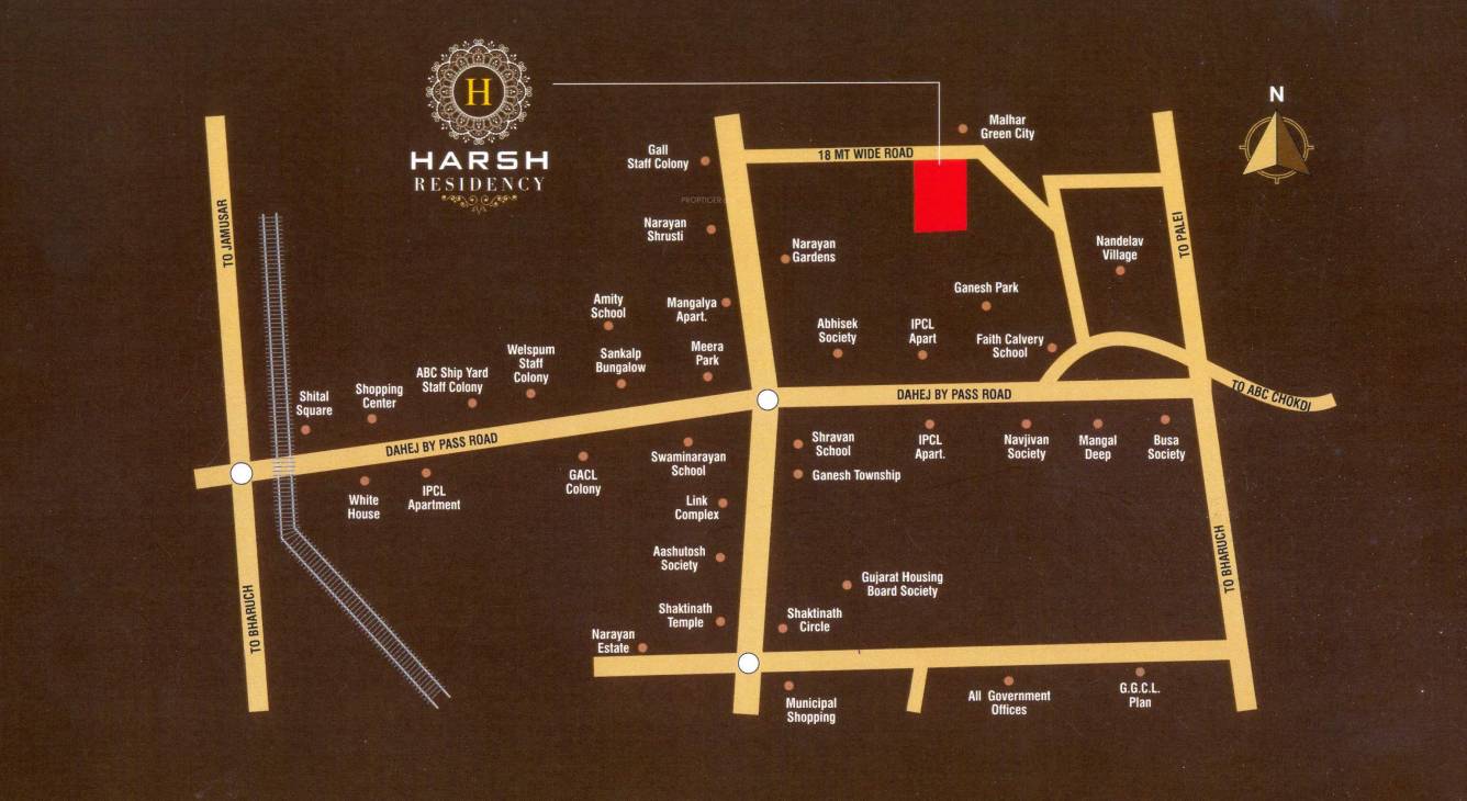  harsh residency Location Plan