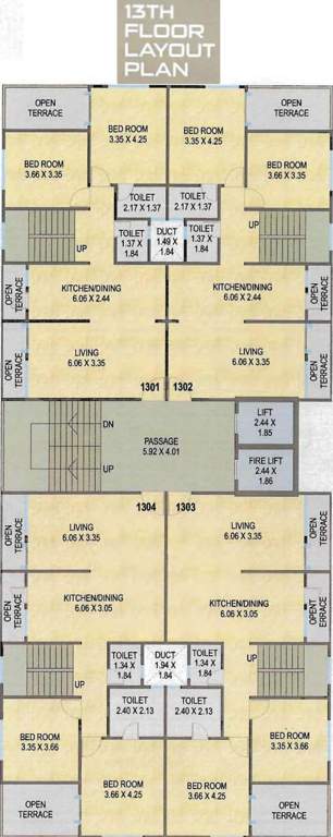  pearl memories Pearl Memories Cluster Plan for 13th Floor