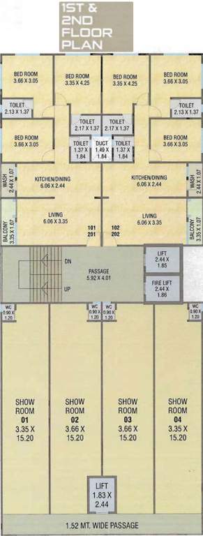  pearl memories Pearl Memories Cluster Plan from 1st to 2nd Floor