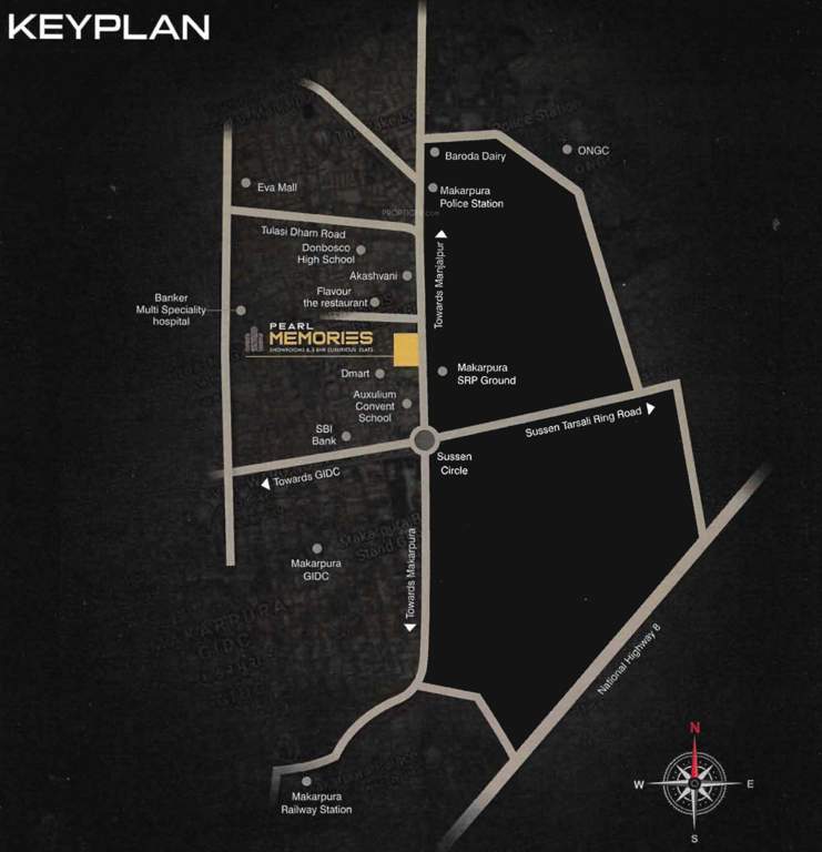  pearl memories Location Plan