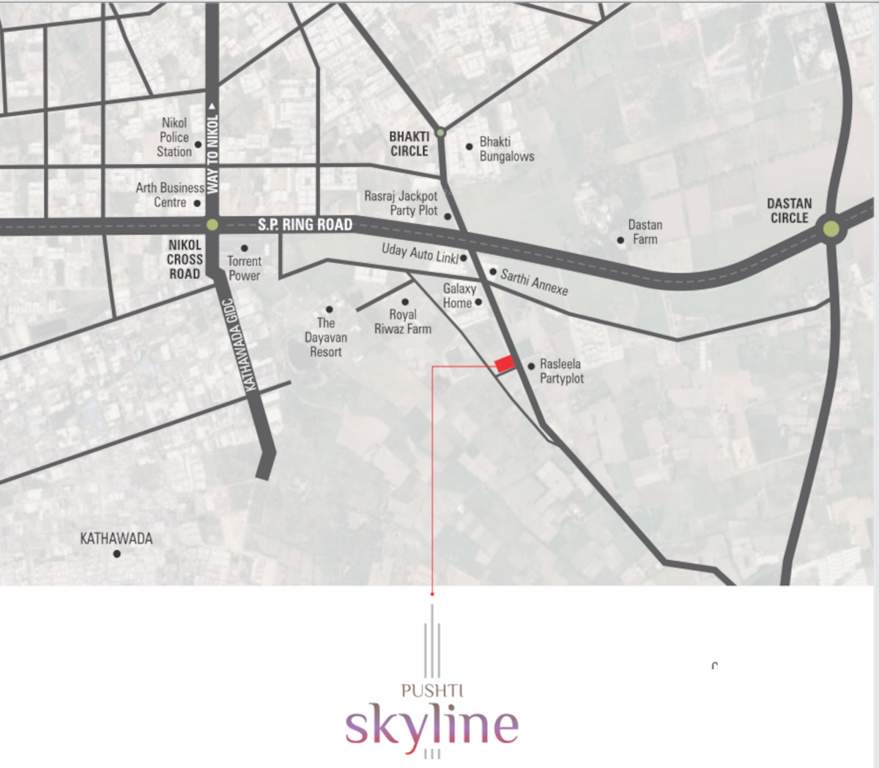  pushti skyline Location Plan